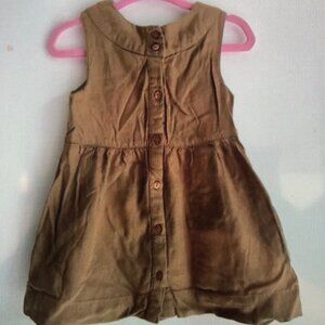 Brown Button-Up Dress